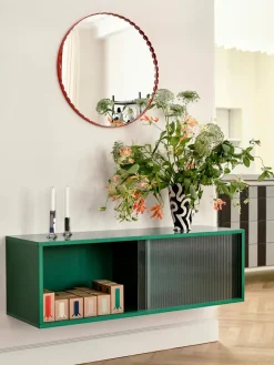 Arcs Mirror Rectangle M, mirrored fra<HAY Discount