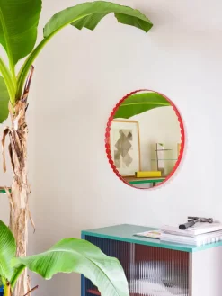 Arcs Mirror Rectangle M, mirrored fra<HAY Discount