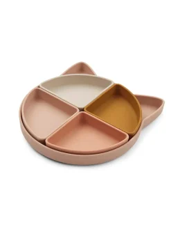Arne ruminddelt tallerken, Cat rose multi mix fra<Liewood