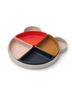 Arne ruminddelt tallerken, Cat rose multi mix fra<Liewood