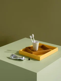 Arrange Trays TRSET1, amber/acacia fra<Montana Best