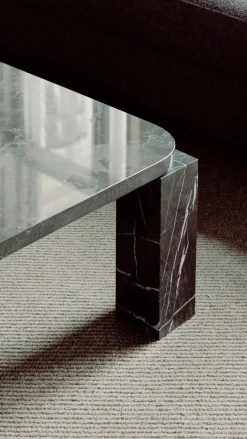 Atlas Sofabord 600x600, Costa Black Marble fra<New Works Online