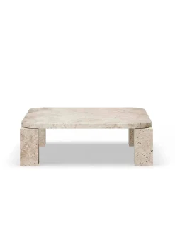 Atlas Sofabord 820x820, Natural Oak fra<New Works New