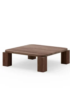 Atlas Sofabord 820x820, Natural Oak fra<New Works New