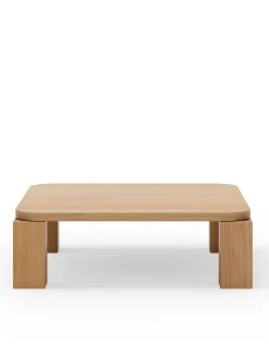 Atlas Sofabord 820x820, Smoked Oak fra<New Works Online
