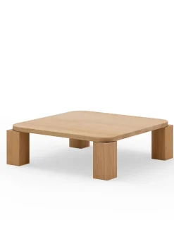 Atlas Sofabord 820x820, Smoked Oak fra<New Works Online