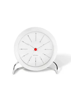 Bankers Bordur, hvid af Arne Jacobsen<Arne Jacobsen Clocks Discount