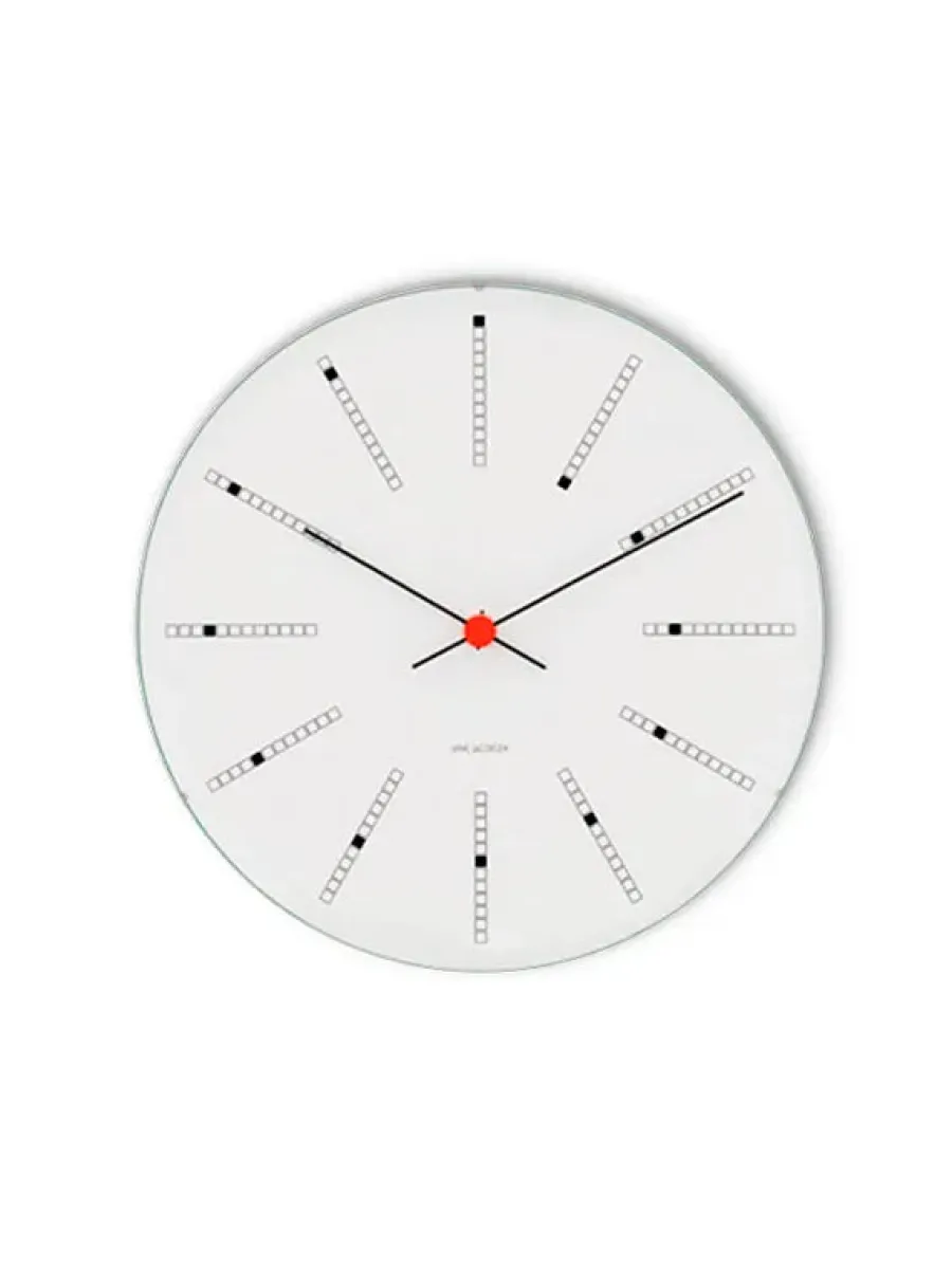 Bankers club vægur af Arne Jacobsen (Ø: 48)<Arne Jacobsen Clocks Hot