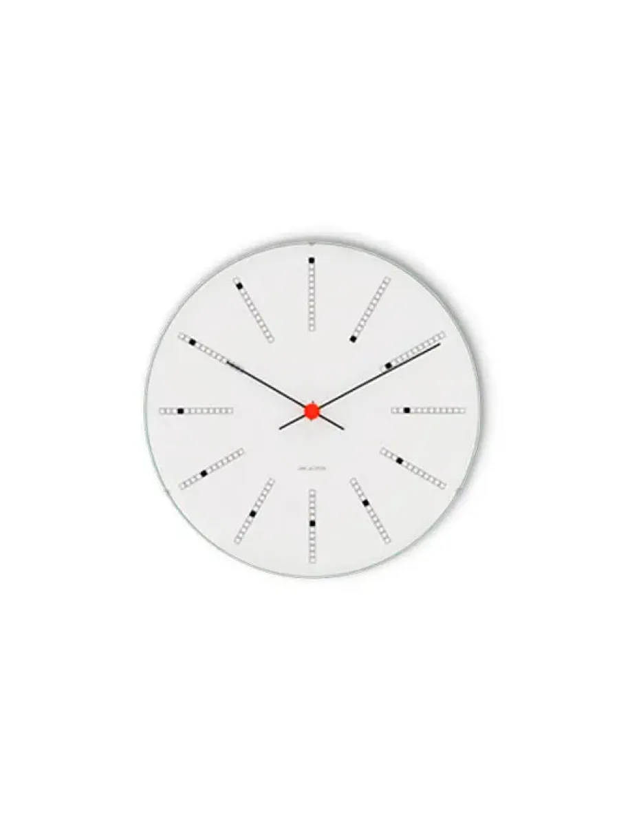 Bankers club vægur af Arne Jacobsen (Ø: 48)<Arne Jacobsen Clocks Hot