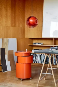 Barboy Sidebord, hvid af Verner Panton<Verpan