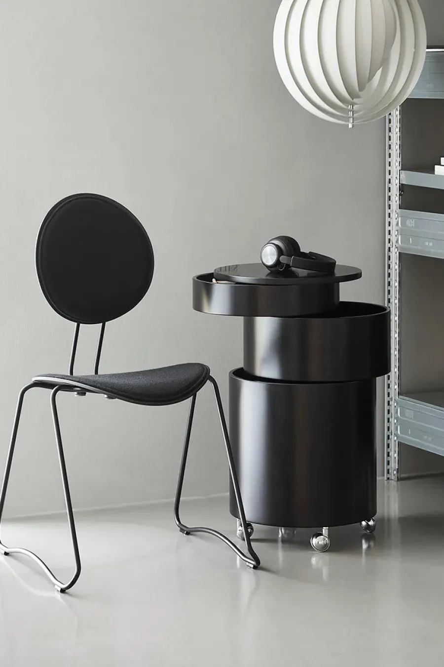 Barboy Sidebord, sort af Verner Panton<Verpan Discount