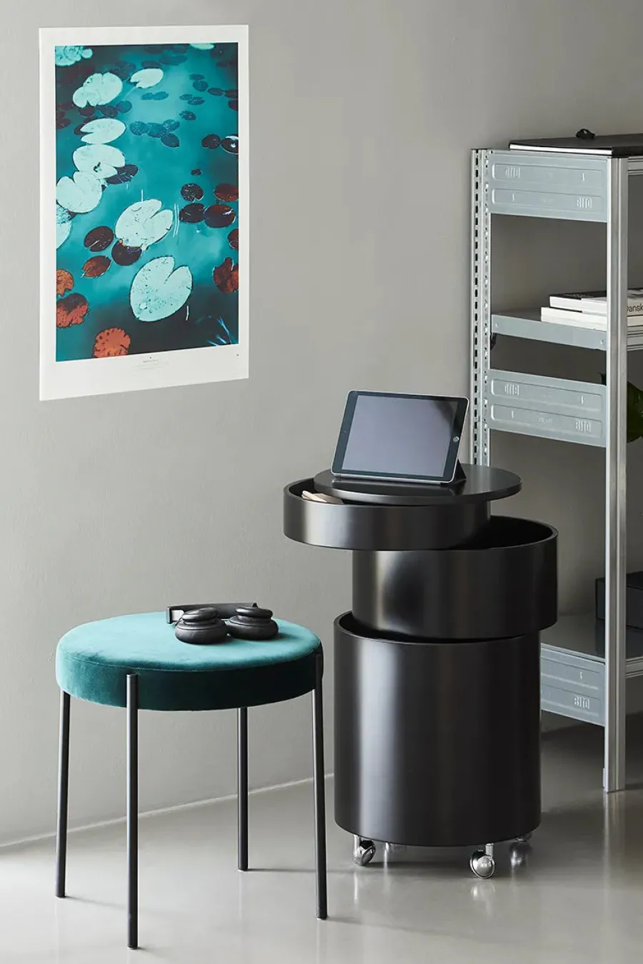 Barboy Sidebord, sort af Verner Panton<Verpan Discount