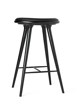 Barstol i sortbejdset eg fra<Mater Online