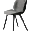 Beetle Chair, forsidepolstret, sort skal fra<GUBI Clearance