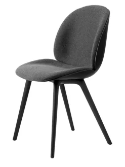 Beetle Chair, forsidepolstret, sort skal fra<GUBI Clearance