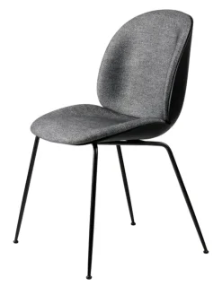 Beetle Chair, forsidepolstret, sort skal fra<GUBI Clearance