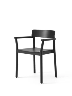 Betty TK10 Spisebordsstol, sortlakeret eg fra<&Tradition