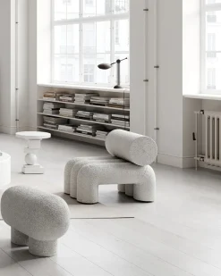 Big Foot Bench Petit, bouclé fra<101 Copenhagen Best