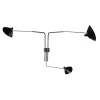 Big Wall Lamp w/3 Rotating Straight Arms af Serge Mouille<Editions Serge Mouille Best