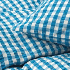 Bæk & Bølge Sengetøj, grøn/soft pink fra<Juna Online