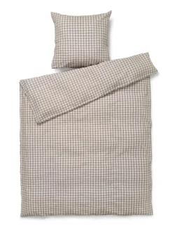 Bæk & Bølge Sengetøj, grøn/soft pink fra<Juna Online