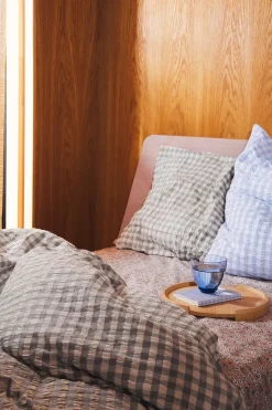 Bæk & Bølge Sengetøj, grøn/soft pink fra<Juna Online