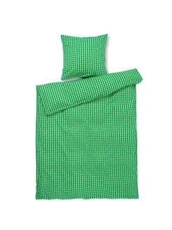 Bæk & Bølge Sengetøj, grøn/soft pink fra<Juna Online