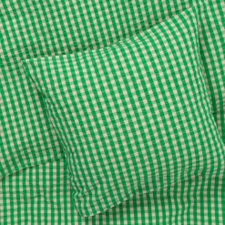 Bæk & Bølge Sengetøj, grøn/soft pink fra<Juna Online