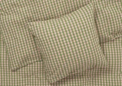 Bæk & Bølge Sengetøj, grøn/soft pink fra<Juna Online