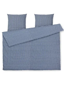 Bæk & Bølge Sengetøj, mørk blå fra<Juna Clearance