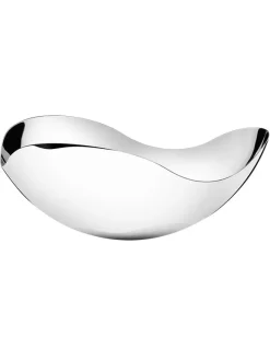Bloom blank skål, stor fra<Georg Jensen