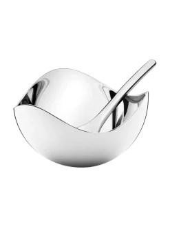 Bloom saltkar med ske fra<Georg Jensen Online