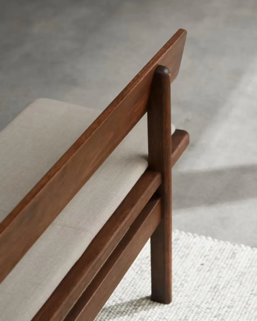 BM0699 Asserbo bænk m. ryglæn af Børge Mogensen<Carl Hansen & Søn New