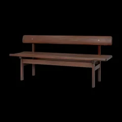 BM0699 Asserbo bænk m. ryglæn af Børge Mogensen<Carl Hansen & Søn New