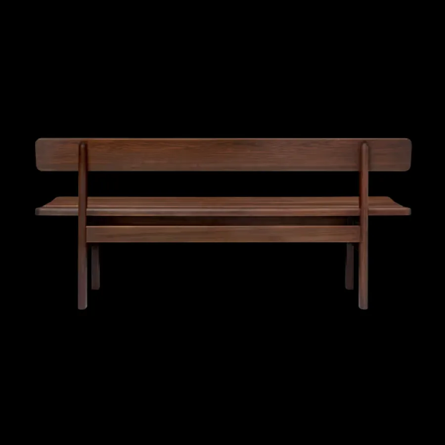 BM0699 Asserbo bænk m. ryglæn af Børge Mogensen<Carl Hansen & Søn New