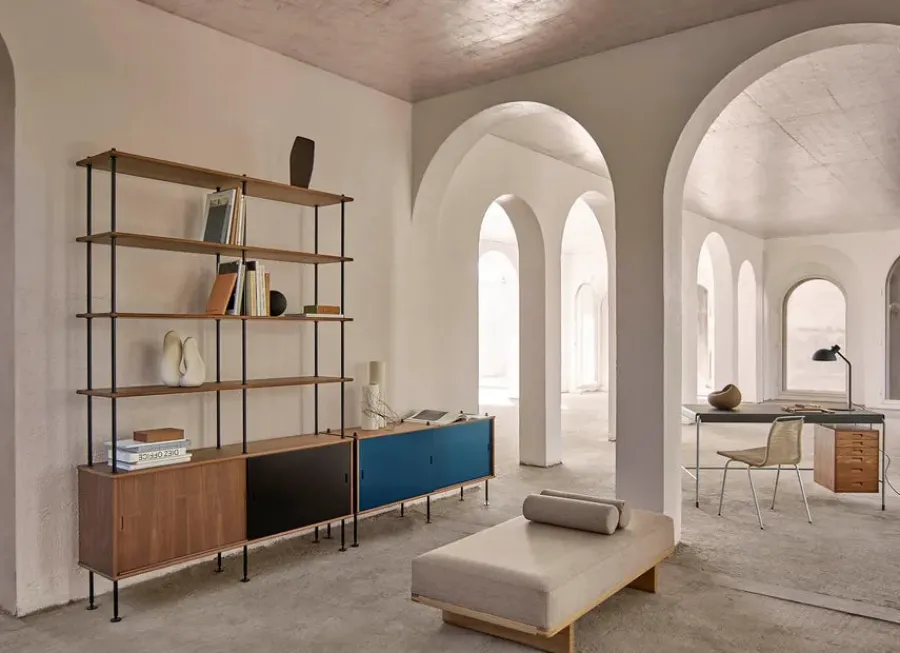 BM0253-2 Reol af Børge Mogensen<Carl Hansen & Søn Best