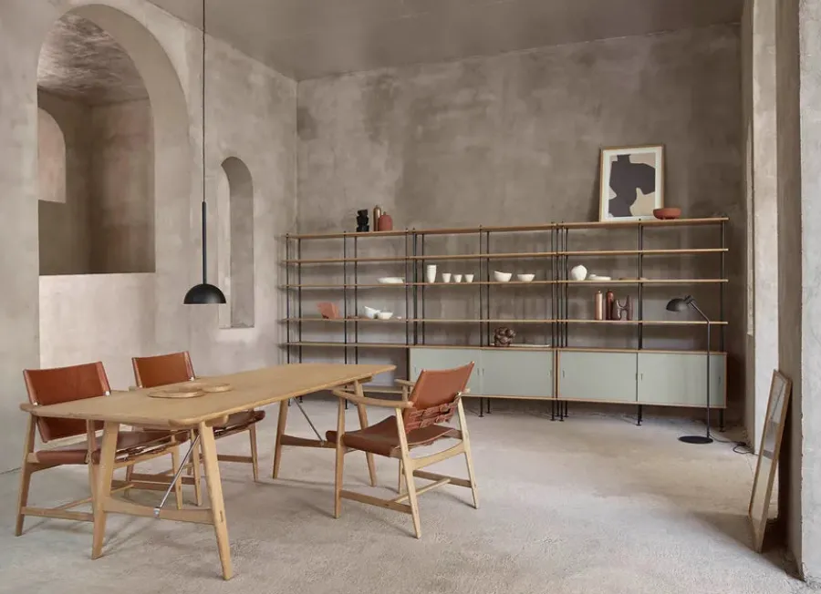 BM0253-2 Reol af Børge Mogensen<Carl Hansen & Søn Best