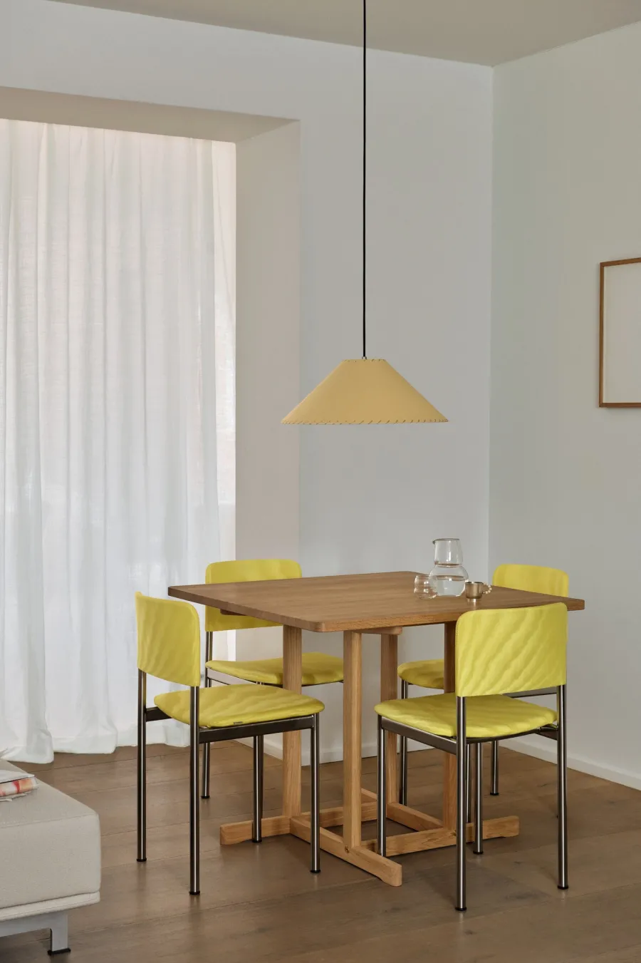 BM80 Shaker spisebord, firkantet af Børge Mogensen<Fredericia Furniture Discount