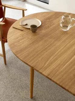 BM0121 Spisebord, sæbebehandlet eg af Børge Mogensen<Carl Hansen & Søn Best