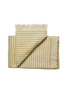 Bogø Plaid, sunflower yellow fra<Silkeborg Uldspinderi Outlet