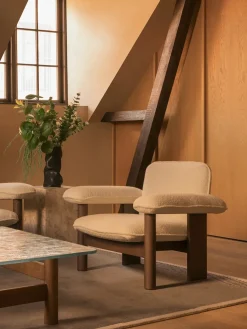 Brasilia Lounge Chair, low back, textile fra<Audo Copenhagen