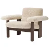 Brasilia Lounge Chair, low back, sheepskin fra<Audo Copenhagen Clearance