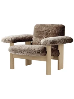 Brasilia Lounge Chair, low back, sheepskin fra<Audo Copenhagen Clearance