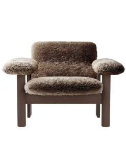 Brasilia Lounge Chair, low back, sheepskin fra<Audo Copenhagen Clearance