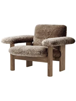 Brasilia Lounge Chair, low back, sheepskin fra<Audo Copenhagen Clearance