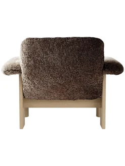 Brasilia Lounge Chair, low back, sheepskin fra<Audo Copenhagen Clearance
