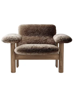 Brasilia Lounge Chair, low back, sheepskin fra<Audo Copenhagen Clearance