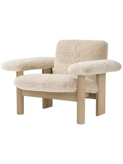 Brasilia Lounge Chair, low back, sheepskin fra<Audo Copenhagen Clearance