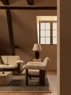 Brasilia Lounge Chair, low back, sheepskin fra<Audo Copenhagen Clearance