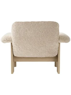 Brasilia Lounge Chair, low back, sheepskin fra<Audo Copenhagen Clearance